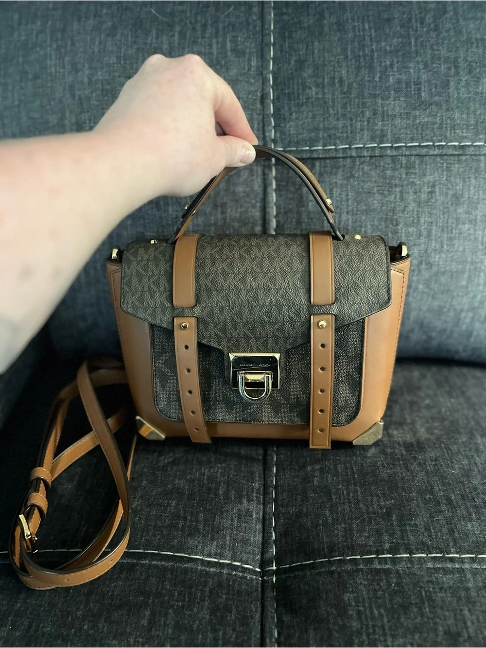 Michael Kors monogram satchel
